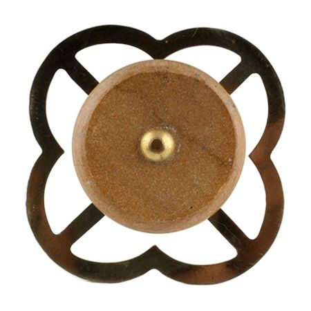 Brown Stone Flat Cabinet Knob